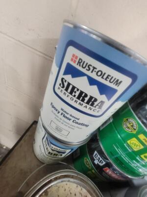 DESCRIPTION: (2) EPOXY FLOOR COATING BRAND/MODEL: SIERRA PERFORMANCE INFORMATION: MUST COME INSPECT RETAIL$: $90.22 SIZE: 1 GALLON QTY: 2