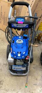 DESCRIPTION: POWERSTROKE 3100 PSI ELECTRIC START PRESSURE WASHER BRAND/MODEL: SUBARU RETAIL$: $445.99 QTY: 1