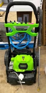 DESCRIPTION: ELITE 2000 PSI ELECTRIC PRESSURE WASHER BRAND/MODEL: GREENWORKS EPW-2000 QTY: 1