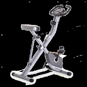 DESCRIPTION: MAGNETIC UPRIGHT EXERCISE BIKE WITH HEART PULSE SENSORS BRAND/MODEL: EXERPEUTIC 4102V RETAIL$: $179.00 QTY: 1