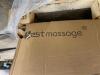 DESCRIPTION: TWO-FOLD PORTABLE MASSAGE TABLE WITH BOLSTER BRAND/MODEL: BEST MASSAGE BMC-200 RETAIL$: $179.99 QTY: 1 - 3