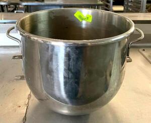 DESCRIPTION: 20 QT. STAINLESS MIXER BOWL QTY: 1