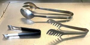 DESCRIPTION: (3) ASSORTED TONGS QTY: 3