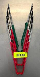 DESCRIPTION: (4) PAIR OF TONGS QTY: 4