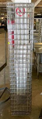 DESCRIPTION: (5) WIRE RACKS SIZE: 75"X14.5" QTY: 5