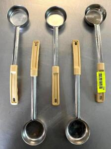 DESCRIPTION: (5) 3 OZ. PORTION SPOONS QTY: 5