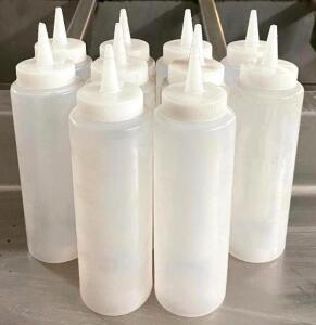 DESCRIPTION: (10) 8 OZ. SQUEEZE DISPENSERS BRAND/MODEL: TABLECRAFT QTY: 10