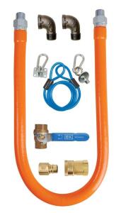 DESCRIPTION: 3/4" GAS HOSE CONNECTOR KIT (NEW) BRAND/MODEL: BK RESOURCES SIZE: 48" QTY: 1