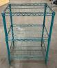 DESCRIPTION: 2' 3-TIER WIRE SHELVING UNIT SIZE: 24"X18"X35" QTY: 1