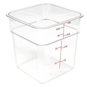 DESCRIPTION: (6) 4 QT. INGREDIENTS BINS (NEW) BRAND/MODEL: CAMBRO RETAIL$: $6.08 EACH QTY: 6