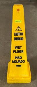 DESCRIPTION: (2) WET FLOOR SIGNS QTY: 2