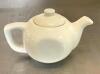 DESCRIPTION: (12) SMALL PORCELAIN TEA POTS BRAND/MODEL: VERTEX QTY: 12