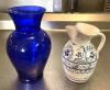 DESCRIPTION: (2) DECORATIVE VASES QTY: 2