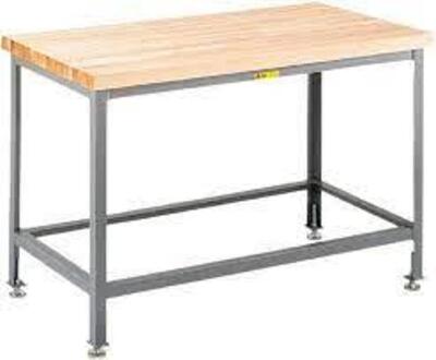 DESCRIPTION: (1) WOOD TOP WORK TABLE BRAND/MODEL: LITTLE GIANT RETAIL$: $1,094.00 SIZE: 4X2.5 QTY: 1