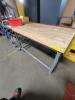 DESCRIPTION: (1) WOOD TOP WORK TABLE BRAND/MODEL: LITTLE GIANT RETAIL$: $1,094.00 SIZE: 4X2.5 QTY: 1 - 2