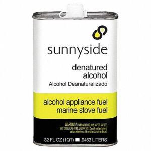 DESCRIPTION: (1) DENATURED ALCOHOL BRAND/MODEL: SUNNYSIDE #20K853 RETAIL$: $122.00 EA SIZE: 1 GALLON QTY: 1