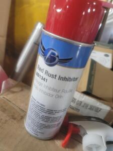 DESCRIPTION: (6) RUST INHIBITOR SPRAY PAINT BRAND/MODEL: CLASS C SOLUTIONS #BD1341 INFORMATION: RED RETAIL$: $12.34 EA SIZE: 12 OZ QTY: 6