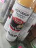 DESCRIPTION: (4) STRIPING PAINT BRAND/MODEL: RUST-OLEUM #6KP01 INFORMATION: YELLLOW RETAIL$: $14.00 EA SIZE: 20 OZ QTY: 4 - 2