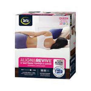 SERTA 3-INCH ALIGN & REVIVE MATTRESS TOPPER