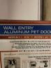 8-1/4 IN. X 11-1/4 IN. MEDIUM WALL ENTRY ALUMINUM PET DOOR - 4