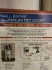 8-1/4 IN. X 11-1/4 IN. MEDIUM WALL ENTRY ALUMINUM PET DOOR - 5