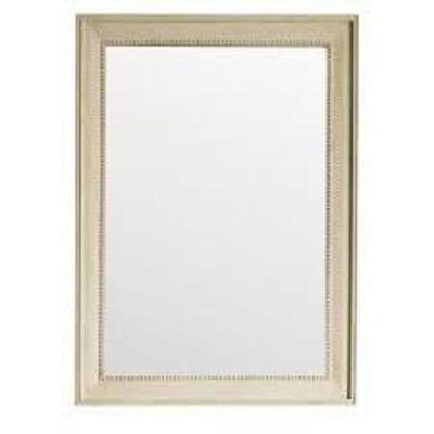 BRISTOL 29 IN. W X 40 IN. H SINGLE FRAMED WALL MIRROR IN WHITEWASHED WALNUT BRAND/MODEL JAMES MARTIN VANITIES RETAIL PRICE: $295.00 SIZE 2