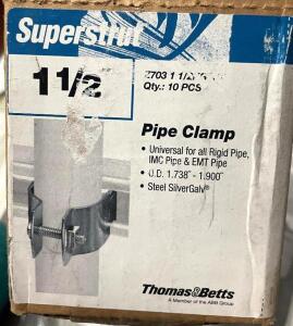 (3 PACK) 1.5" PIPE CLAMPS