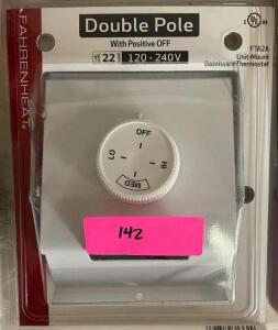 DOUBLE POLL UNIT MOUNT THERMOSTAT