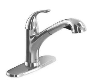 MARKET SINGLE-HANDLE PULL-OUT SPRAYER KITCHEN FAUCET IN CHROME