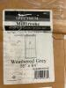 36 IN. X 84 IN. MILLBROOKE WEATHERED GREY H STYLE READY TO ASSEMBLE PVC VINYL SLIDING BARN DOOR WITH HARDWARE KIT BRAND/MODEL PINECROFT RE - 3