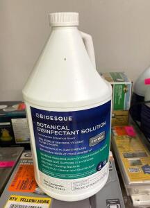 (4) 1 GALLON CONTAINERS OF DISINFECTANT SOLUTION