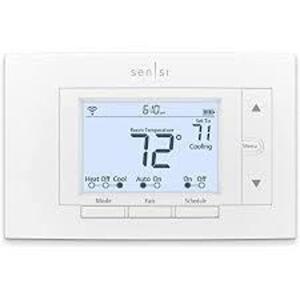 EMERSON SENSI WHITE THERMOSTAT WITH WIFI COMPATIBILITY