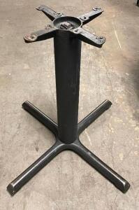 (4) 30" X 30" STANDARD HEIGHT CAST IRON TABLE BASE