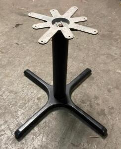 (2) 36" X 36" STANDARD HEIGHT CAST IRON TABLE BASE