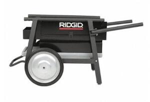 DESCRIPTION: (1) THREADING MACHINE STAND BRAND/MODEL: RIDGID/92467 INFORMATION: FOR USE WITH: 3FE64,3RY43,4CW39 & 5A191/STAND CAPACITY: 400 LBS RETAIL