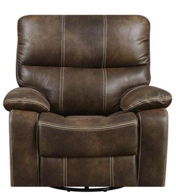 DESCRIPTION: (1) ROCKER RECLINER BRAND/MODEL: WALLACE & BAY/U510470 INFORMATION: BROWN/FAUX-LEATHER/MINOR DAMAGES, SEE FOR INSPECTION RETAIL$: 513.99