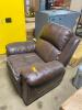 DESCRIPTION: (1) ROCKER RECLINER BRAND/MODEL: WALLACE & BAY/U510470 INFORMATION: BROWN/FAUX-LEATHER/MINOR DAMAGES, SEE FOR INSPECTION RETAIL$: 513.99 - 2