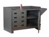 DESCRIPTION: (1) MOBILE WORK STATION BRAND/MODEL: DURHAM MFG/3404-95 INFORMATION: GRAY/4-DRAWERS/MINOR DAMAGES, SEE FOR INSPECTION RETAIL$: 1,618.77 S