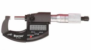 DESCRIPTION: (1) ELECTRONIC MICROMETER BRAND/MODEL: STARRETT/796.1XRL-1 INFORMATION: CARBIDE/FLAT RETAIL$: 223.13 SIZE: .25"SPINDLE DIA QTY: 1