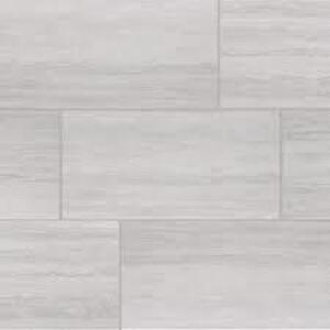 190 SQ FT SILVER SANDS GREY 12 IN. X 24 IN. MATTE PORCELAIN FLOOR AND WALL TILE BRAND/MODEL FLORIDA TILE HOME COLLECTION RETAIL PRICE: $1.