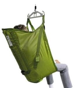 DESCRIPTION: (3) SOLO HIGHBACK SLING BRAND/MODEL: LIKO/3525916 INFORMATION: GREEN/LOAD CAPACITY: 440 LBS RETAIL$: 306.00 SIZE: LARGE QTY: 3