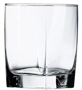 DESCRIPTION: (1) SET OF (4) DOF GLASSES BRAND/MODEL: LUMINARC/N7334 INFORMATION: CONTEMPORARY STYLE/DISHWASHER SAFE RETAIL$: 10.53 PER SET SIZE: 13 OZ