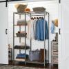 DESCRIPTION: (1) FARMHOUSE GARMENT RACK BRAND/MODEL: BETTER HOMES & GARDEN/BH18-016-099-19 INFORMATION: GRAY/WOOD & METAL RETAIL$: 88.00 SIZE: 44"L X