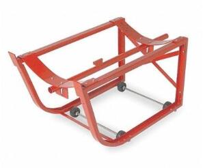 DESCRIPTION: (1) DRUM CRADLE BRAND/MODEL: DAYTON/1GC91 INFORMATION: CAPACITY: 600 LBS/RED RETAIL$: 149.18 SIZE: 20"LEVEL HEIGHT X 31-7/8"L QTY: 1