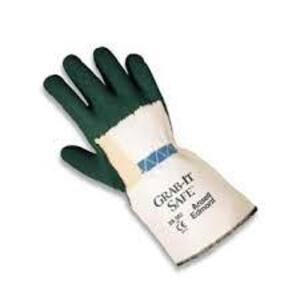 DESCRIPTION: (2) PACKS OF (12) KEVLAR CUT-RESISTANT GLOVES BRAND/MODEL: ANSELL/28-362 INFORMATION: GREEN & NATURAL/LATEX RETAIL$: 69.69 PER PK OF 12 S