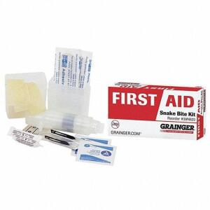 DESCRIPTION: (5) SNAKE BITE KIT BRAND/MODEL: GRAINGER #39N820 INFORMATION: SERVES 1 RETAIL$: $24.25 EA SIZE: 1 PERSON PER KIT QTY: 5