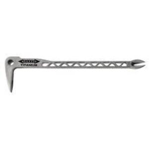 DESCRIPTION: (1) TITANIUM CLAWBAR BRAND/MODEL: STILETTO RETAIL$: $74.99 EA SIZE: 12 OZ QTY: 1