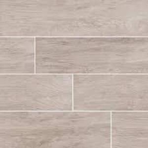 255 SQ FT CAPEL ASH 6 IN. X 24 IN. MATTE CERAMIC FLOOR AND WALL TILE BRAND/MODEL TRAFFICMASTER RETAIL PRICE: $0.89 SQ FT THIS LOT IS SOLD