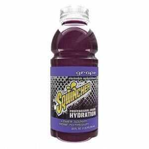 DESCRIPTION: (6) SPORTS DRINK BRAND/MODEL: SQWINCHER #6KHX4 INFORMATION: GRAPE RETAIL$: $2.00 EA SIZE: 20 OZ QTY: 6