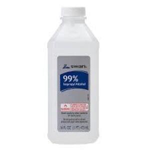 DESCRIPTION: (6) ISOPROPYL ALCOHOL BRAND/MODEL: SWAN INFORMATION: 0.99 RETAIL$: $6.00 EA SIZE: 16 OZ QTY: 6